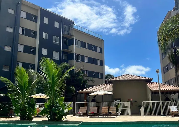 Jardim das Palmeiras II Home Resort JP2 Ubatuba - Apartamento com 2 Dorms, 1 Suíte, Condomínio com Piscina Adulto e Infantil, Jacuzzi Aquecida,Sauna, Churrasqueira, Academia, Salão de Jogos e Playground